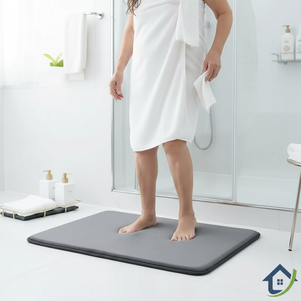 Tapete Antiderrapante para Banheiro Absorvente