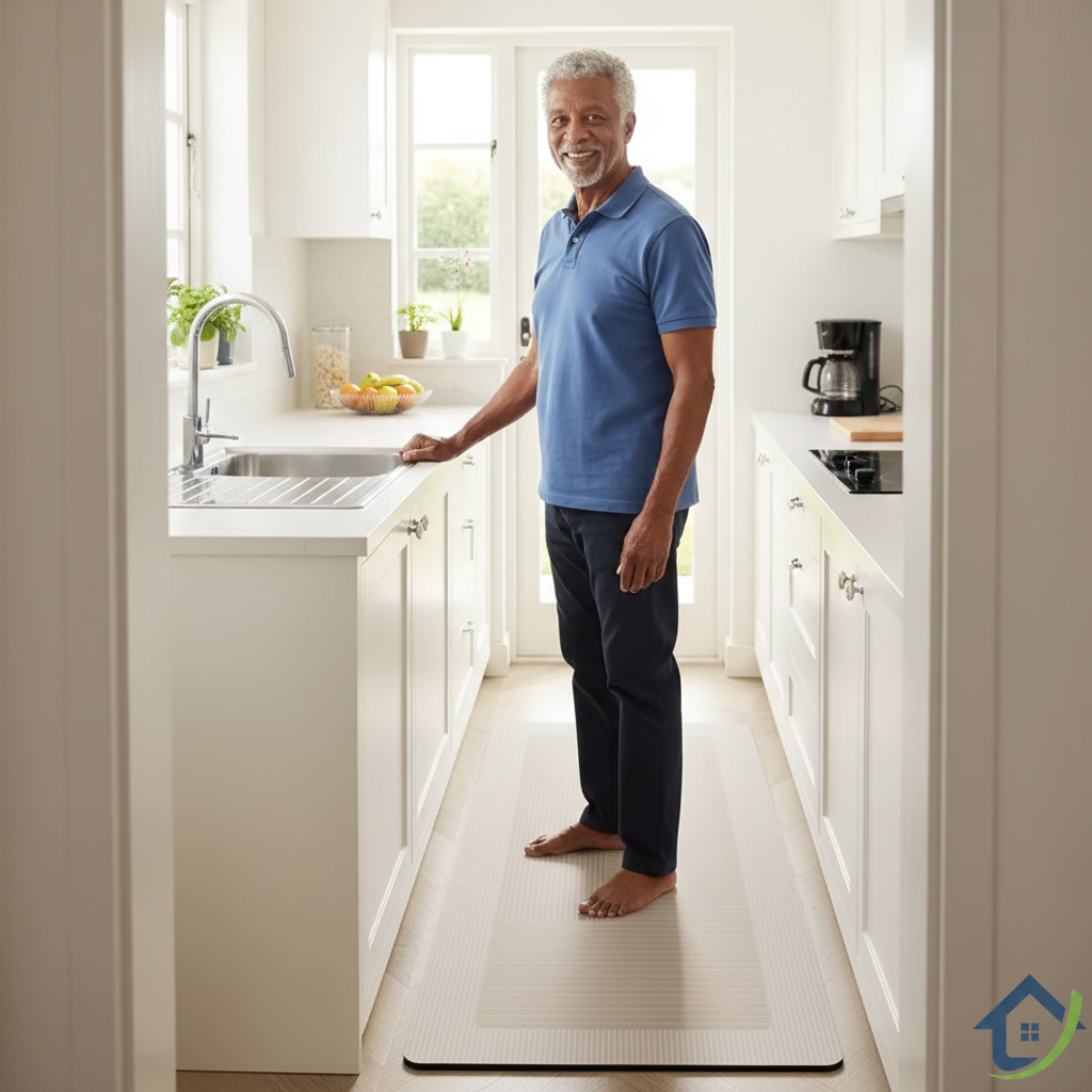 Tapete Absorvente Antiderrapante em Diatomita