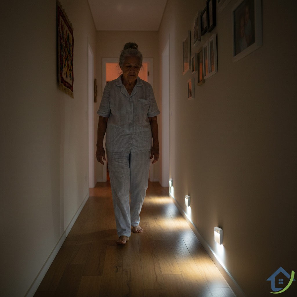 Luz Noturna LED com Sensor de Movimento