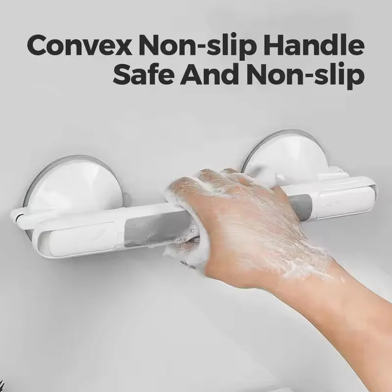 Suction Cup Handles for Shower Household Anti-Slip No Drilling Safety Grab Bars Universal Handles for Children Pregnant Women